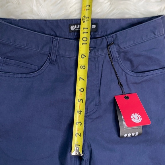Men's Element Rochester Flex Navy Blue Nick Garcia Skateboarding Pants NWT - Picture 8 of 16